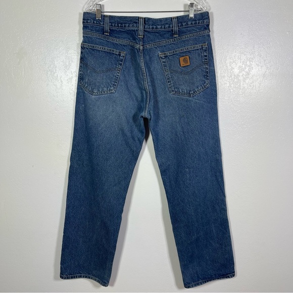 Carhartt Relaxed Fit Jeans, Size 35x30. Minor Stains, In good used condition! - Picture 4 of 7